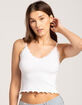 TILLYS Seamless Lace Trim Womens Cami image number 1