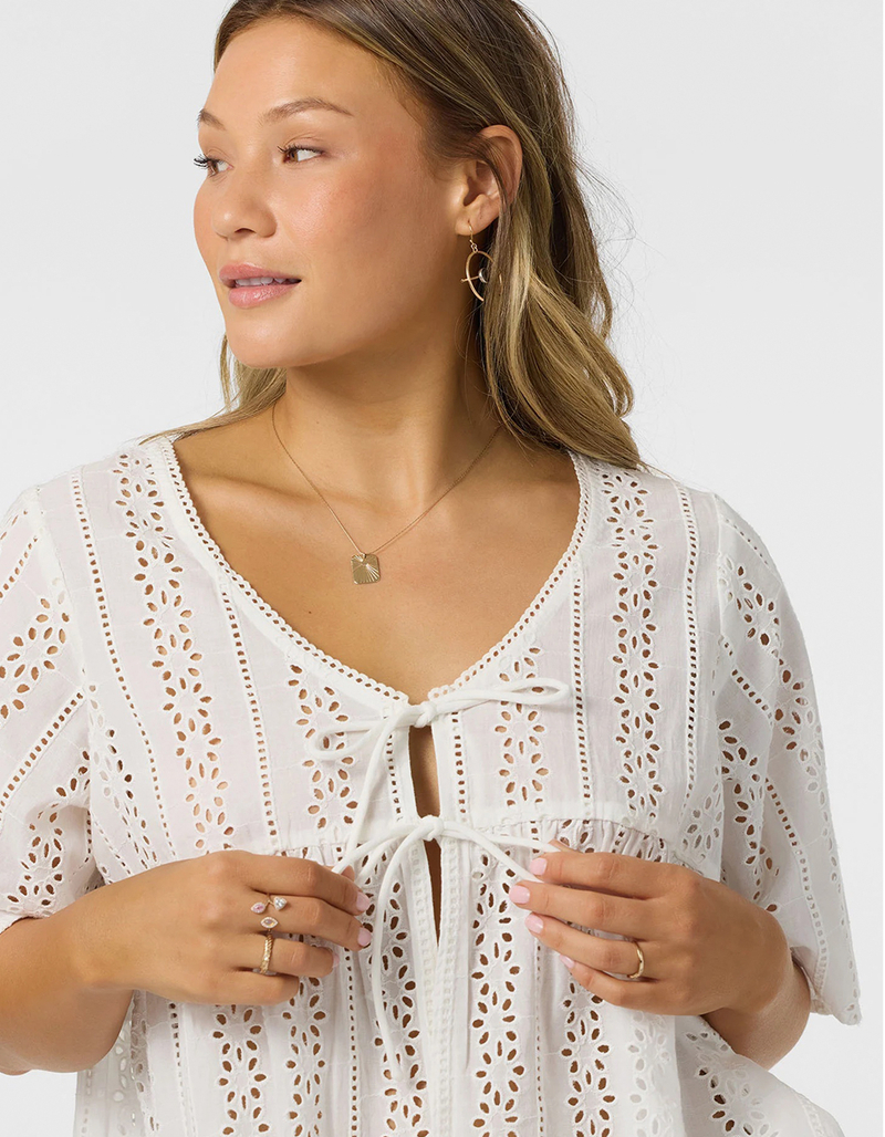 O'NEILL Loni Eyelet Womens Top image number 3