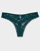 FULL TILT Allover Lace Thong image number 2