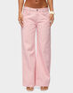 EDIKTED Quincy Studded Low Rise Baggy Jeans image number 1
