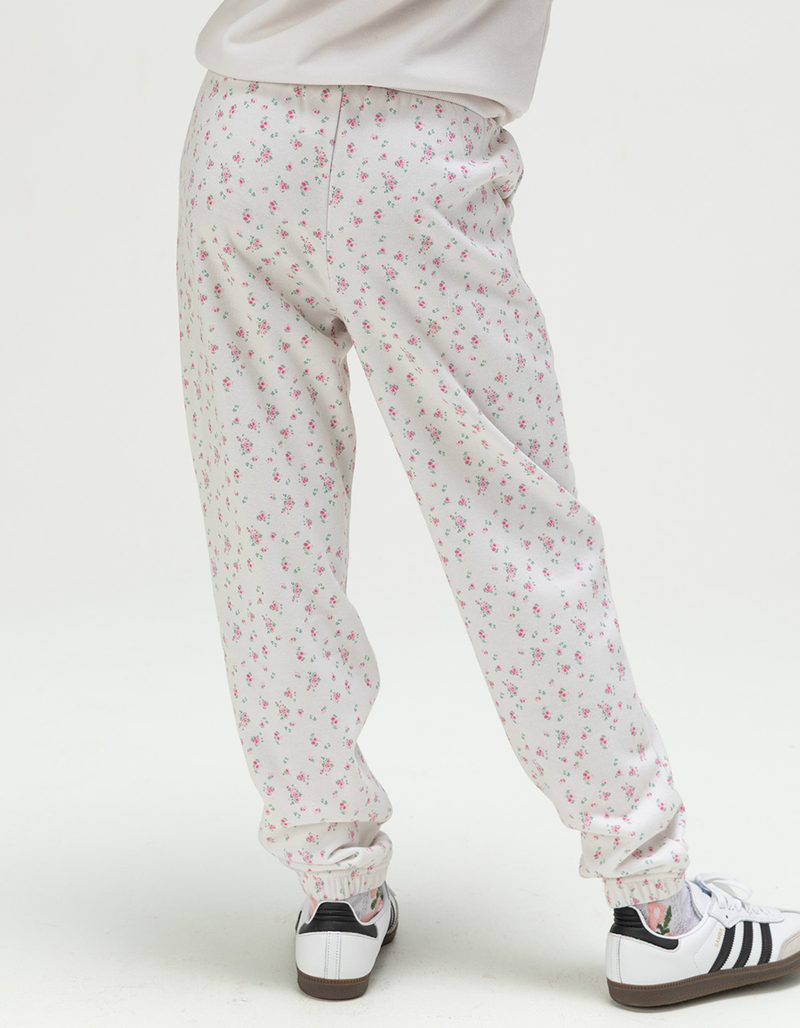 FULL TILT All Over Ditsy Print Girls Joggers image number 5