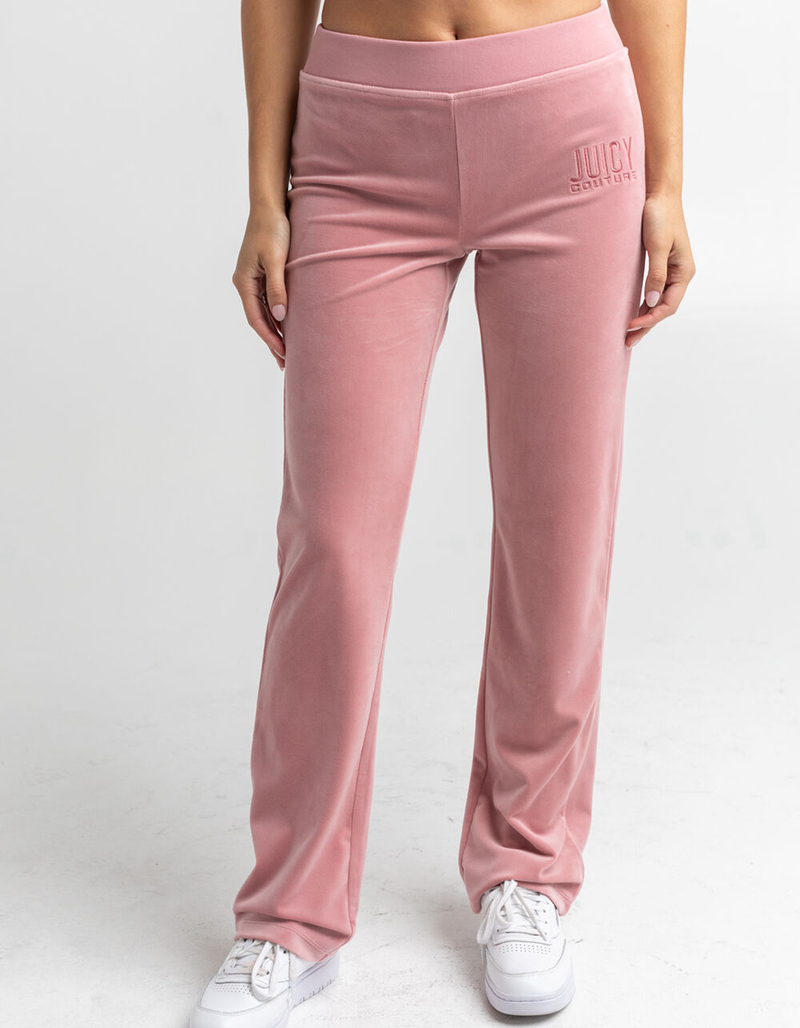 JUICY COUTURE Womens Velour Track Pant image number 1