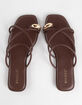 BAMBOO Hint Womens Toe Sandals image number 7