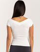 BDG Urban Outfitters Shannan Ribbed V-Neck Womens Top image number 4