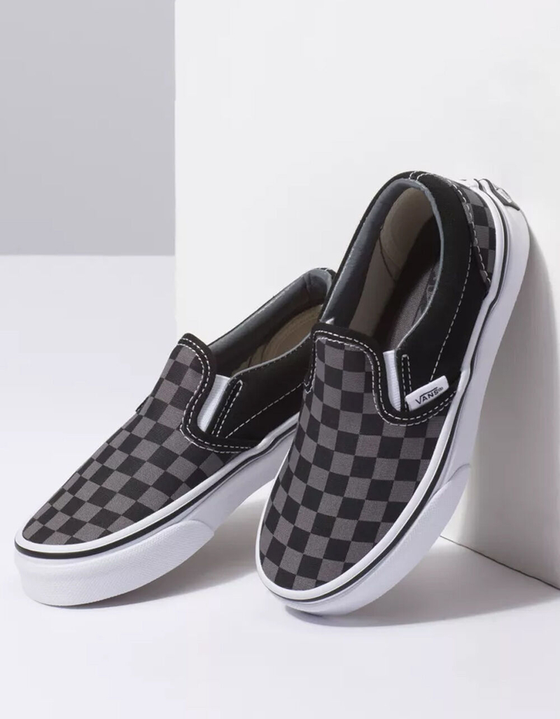 VANS Classic Checkerboard Slip-On Kids Shoes image number 3