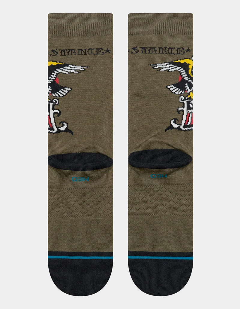 STANCE x Bert Krak The Eagle Mens Crew Socks image number 2