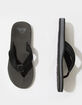 QUIKSILVER Carver Suede Mens Flip Flops image number 5