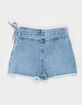 RSQ Girls Wrap Tie Denim Skort image number 3