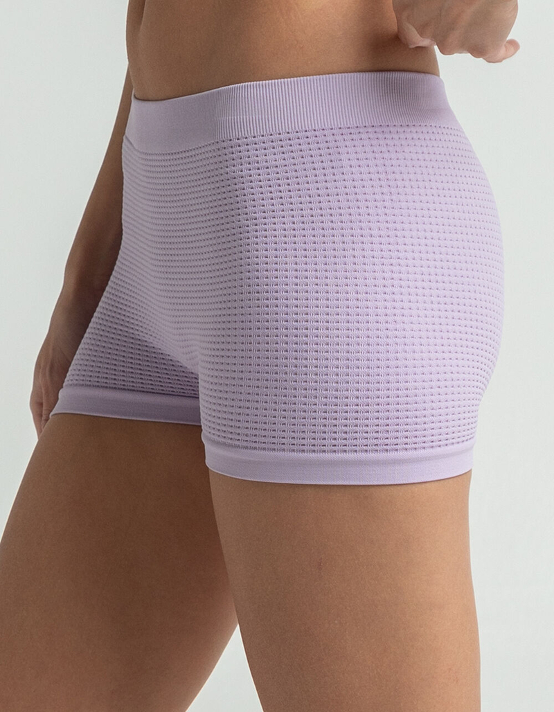 SPY AND SPARROW Waffle Knit Womens Boyshorts image number 1