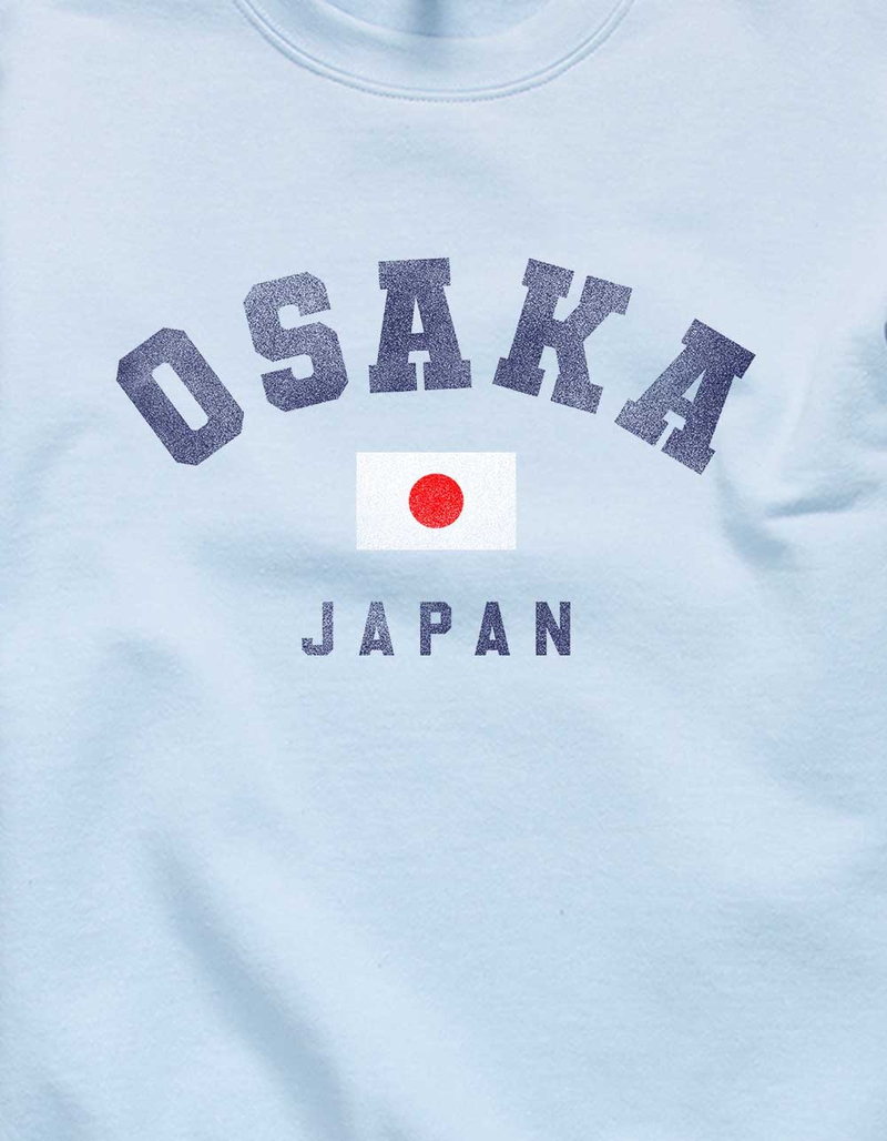 OSAKA Japan Flag Unisex Crewneck Sweatshirt image number 1