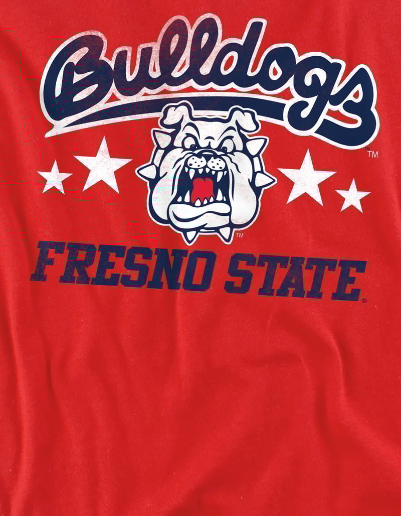 FRESNO STATE UNIVERSITY Bulldogs Womens Cropped Tee RED Tillys
