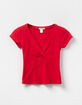 BOZZOLO Womens Surplice Tee image number 1