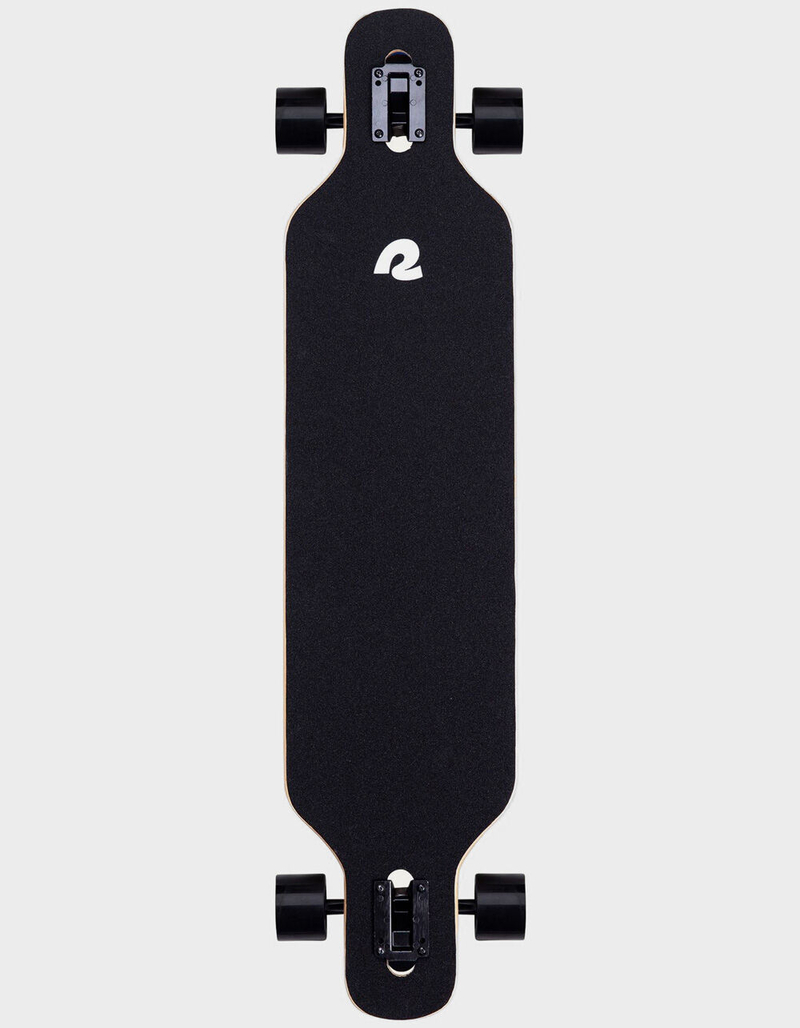 RETROSPEC Rift Black Pipeline 41" Drop Through Longboard Skateboard image number 1