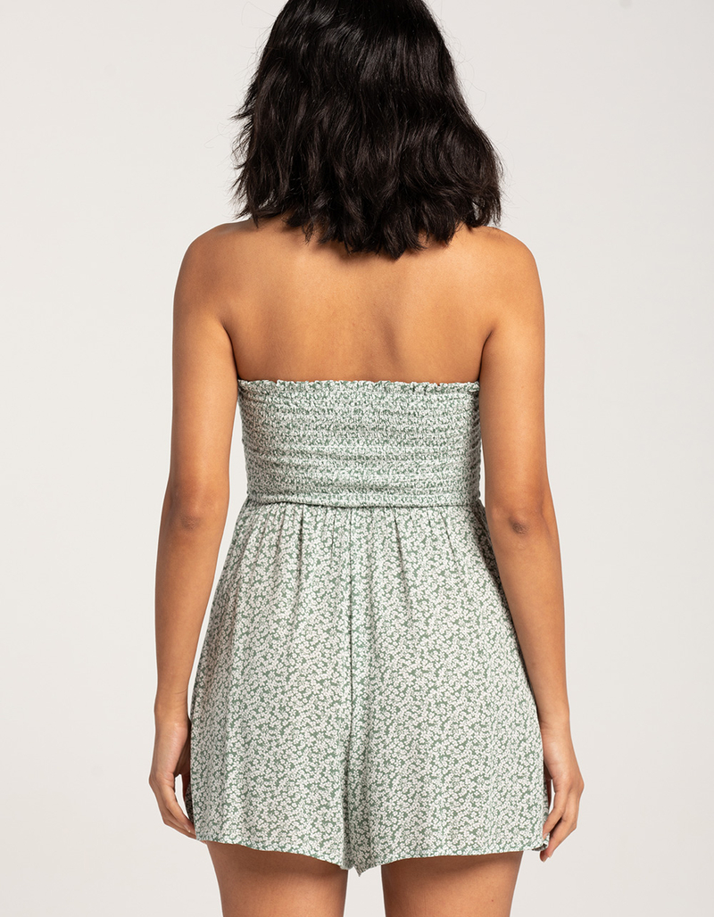 RSQ Womens Strapless Smock Romper image number 2
