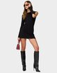 EDIKTED Billy Cutout Boat Neck Mini Dress image number 5