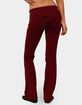 EDIKTED Ivanne Foldover Flared Pants image number 3