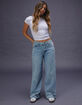 RSQ Womens High Rise Baggy Jeans image number 1