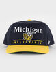 47 BRAND Michigan Wolverines Vintage Super '47 Hitch Snapback Hat image number 1