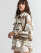 LOVE TREE Plaid Shacket image number 2