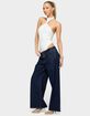 EDIKTED Petite Meredith Low Rise Wide Leg Jeans image number 4