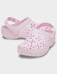 CROCS Floral Cut-Out Girls Classic Clogs image number 1