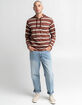 RSQ Striped Mens Hooded Tee image number 5