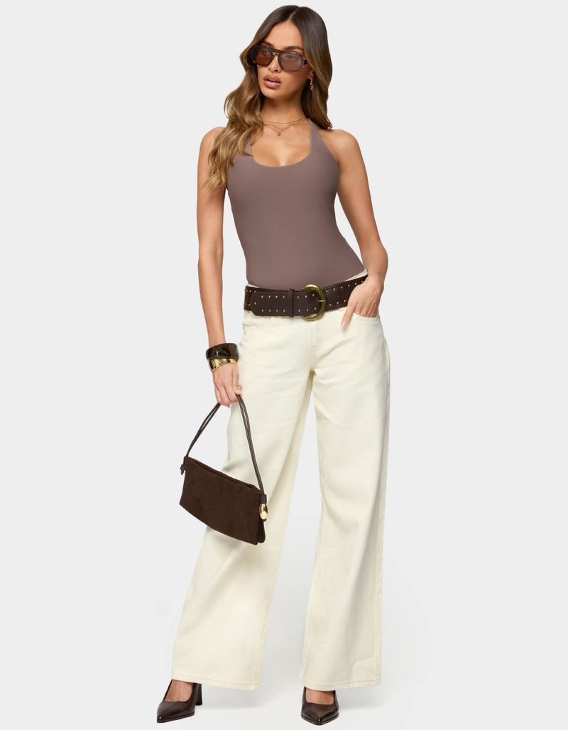 EDIKTED Svana Scoop Neck Bodysuit image number 4