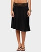 EDIKTED Winonah Crochet Waist Midi Skirt image number 1