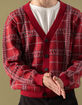 RSQ Mens Plaid Cardigan image number 2