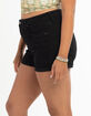 RSQ Womens High Rise Cuffed Denim Shorts image number 5