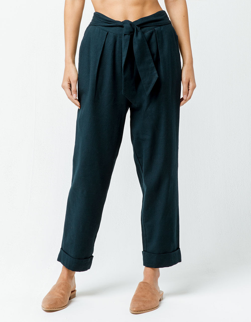 PATRONS OF PEACE Self Tie Front Womens Pants image number 1