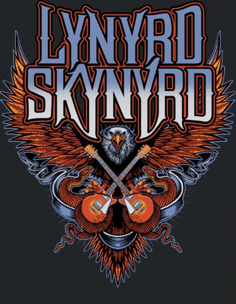 LYNYRD SKYNYRD Eagle Guitars Unisex Tee image number 1