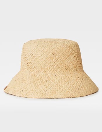 RIP CURL Premium Womens Straw Bucket Hat Alternative Image