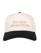 KATYDID I'm Nicer When I'm Tan Two-Toned Vintage Hat image number 1