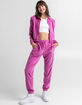RSQ Womens Piped Velour Zip Up Jacket image number 4