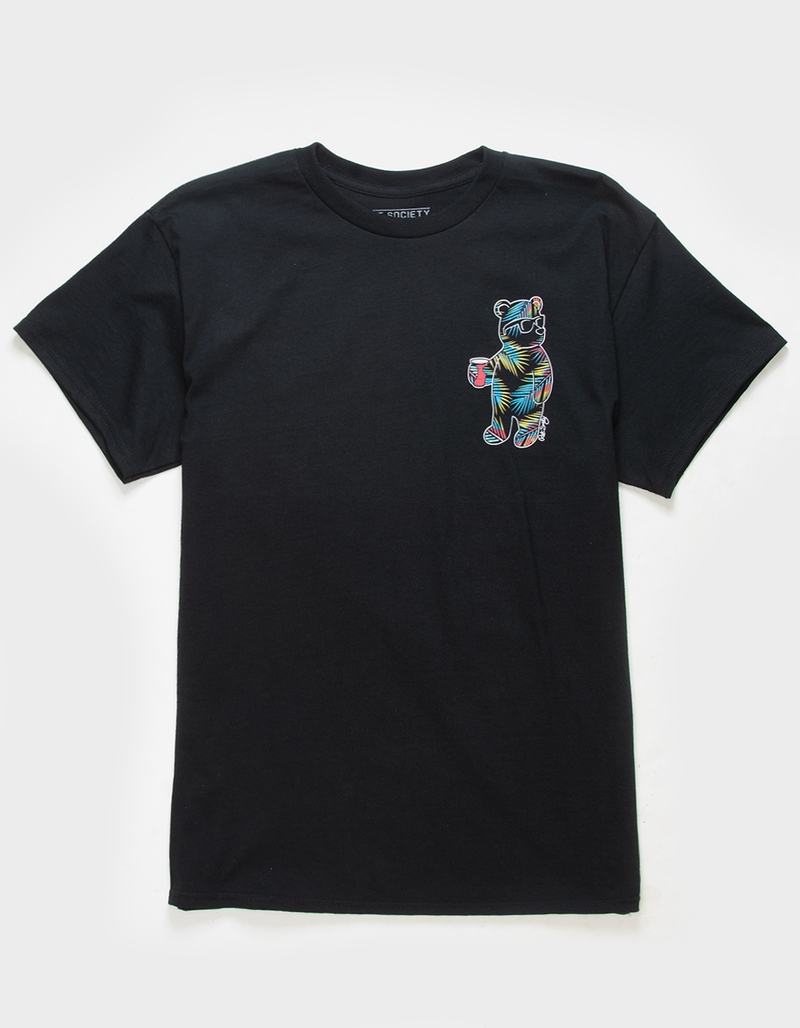 RIOT SOCIETY Palms Bear Mens Tee image number 0