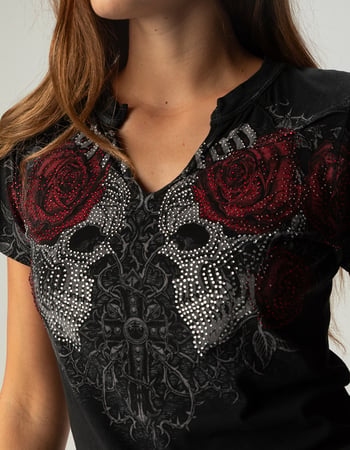 AFFLICTION Forgotten Womens Top Alternative Image