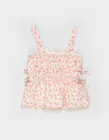 RSQ Girls Floral Tie Side Babydoll Top Alternative Image