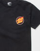 SANTA CRUZ Check Ring Flame Dot Boys Tee image number 4