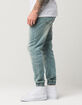 EAST POINTE Mens Knit Denim Jogger Pants image number 2