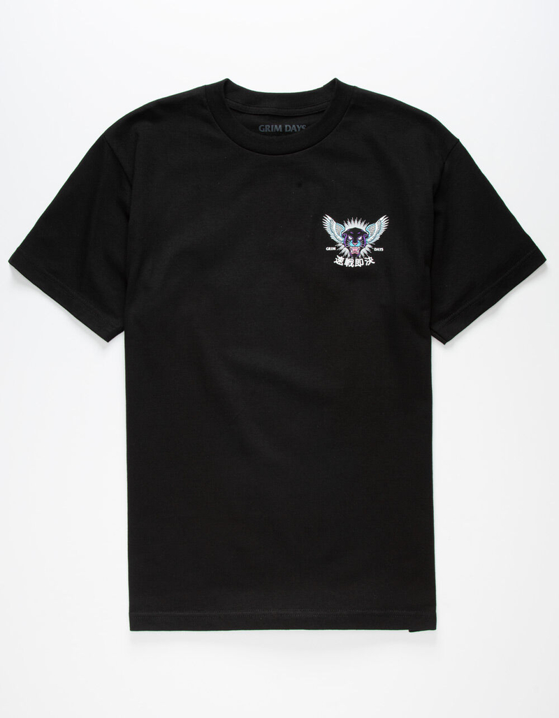 GRIM DAYS Panther Mens T-Shirt image number 1