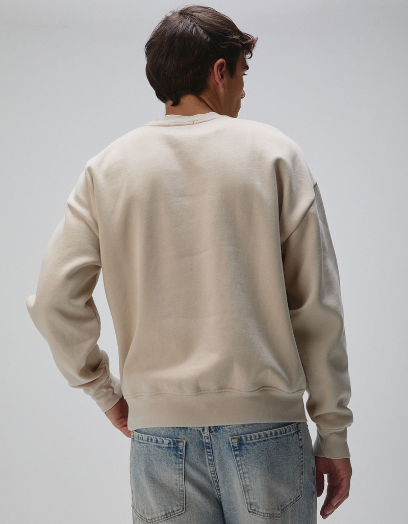 RSQ Mens Washed Oversized Crewneck Sweatshirt image number 4