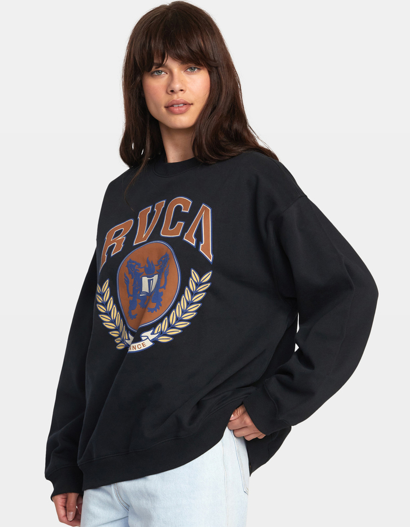 RVCA Letterman Womens Crewneck Sweatshirt image number 3
