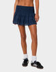 EDIKTED Scrunchy Ruffled Eyelet Mini Skirt image number 1