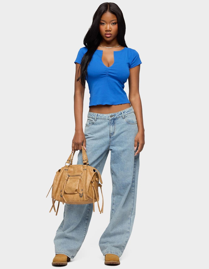 EDIKTED Andria V-Neck Top image number 4