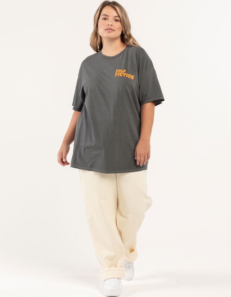 GOODIE TWO SLEEVES Pulp Fiction Dancing Womens Oversized Tee image number 3