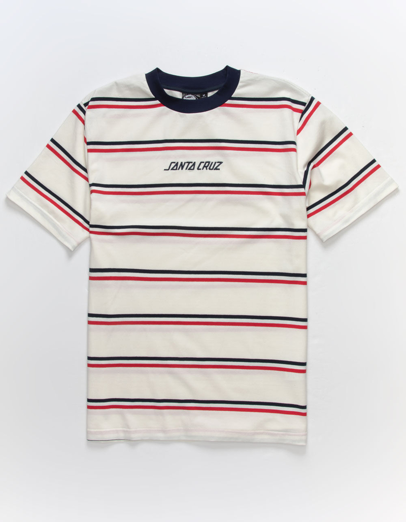 SANTA CRUZ Solid Striped Mens Tee image number 0