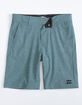 BILLABONG Crossfire Little Boys Slate Blue Hybrid Shorts (4-7) image number 1