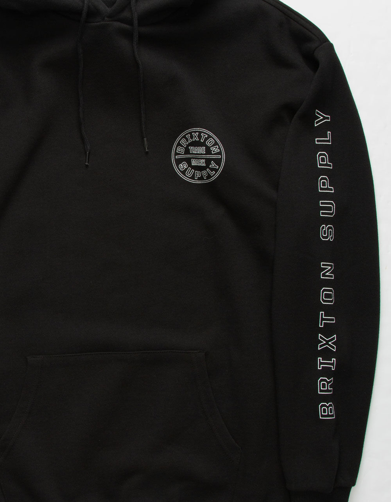 BRIXTON Oath IV Black Mens Hoodie image number 2