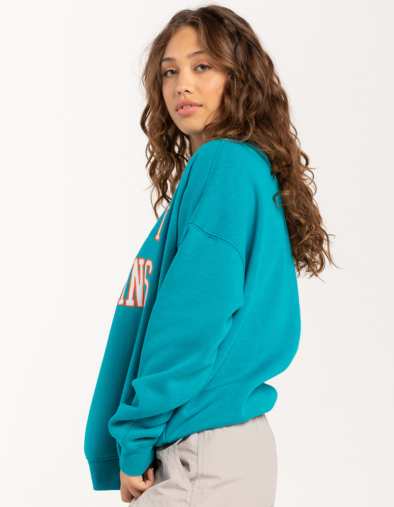 NFL Miami Dolphins Embroidered Womens Crewneck Sweatshirt image number 2